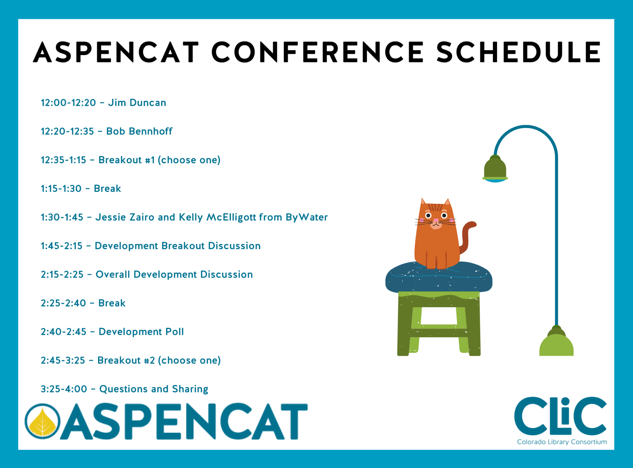 Sign up for the virtual AspenCat Conference!