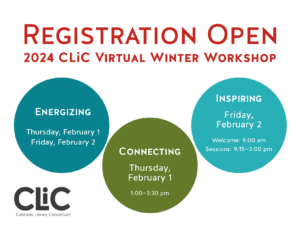Registration Open 2024 Virtual Winter Workshop Thursday, February 1, 1-3:30pm. Friday, February 2, 9-3pm